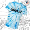 Danny Gonzalez Store Merch Danny Gonzalez Logo Blue Tie Dye Tee