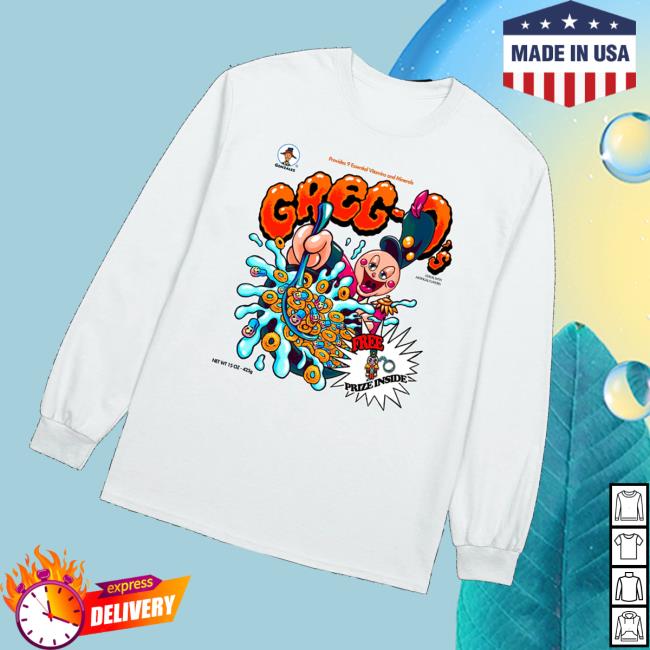 Danny Gonzalez Merch Store Greg-O's White Crewneck Sweatshirt 3 Danny Gonzalez Merch Store Greg-O's White Crewneck Sweatshirt