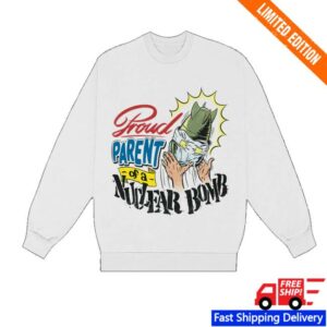 Danny Gonzalez Merch Store Proud Parent White Crewneck Sweatshirt