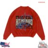 Billie Eilish Store Merch Live In 3D Star Red Crewneck