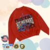 Billie Eilish Store Merch Live In 3D Star Red Crewneck