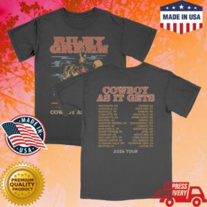 Riley Green Music Store Merch Cowboy As It Gets Tour Tee