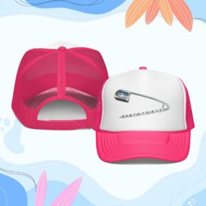 Earth To Eve Merch Store Safety Pin Logo Foam Trucker Hat