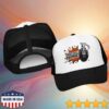 Earth To Eve Merch Store Threat Level Orange Embroidered Foam Trucker Hat