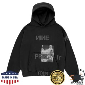 Nine Inch Nails Store Merch Peel It Back Tonal Hoodie