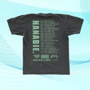Hanabie Store Merch 2026 Rabbit Tour Tee