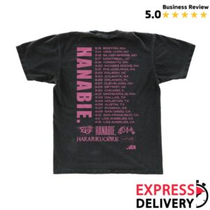Hanabie Store Merch 2026 Anime Tour Tee