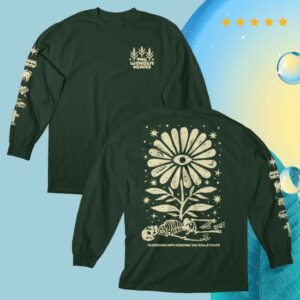 The Wonder Years Store Merch The Wonder Years Skeleton Flower Long Sleeve