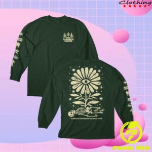 Loneliest Place On Earth Merch Store The Wonder Years Skeleton Flower Long Sleeve