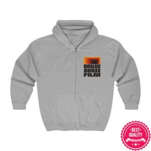 Milwaukee Film Merch Store Zipped Milwaukee Film Hoodie