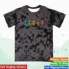 Boris Merch Store Dancing Froggies Tee Cotton Candy Tie Dye