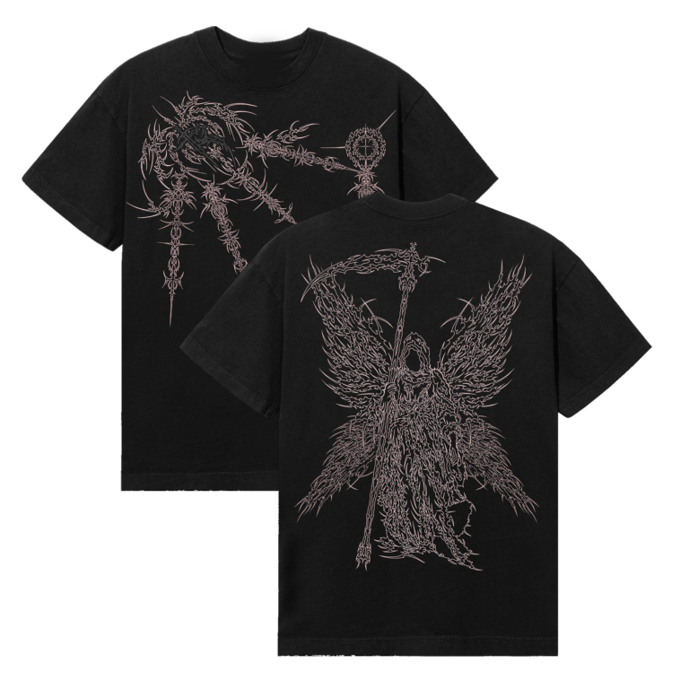 Revenge Merch Store Sigil Tee Black Pink