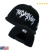 Revenge Merch Store Lightning Logo Hat Black White