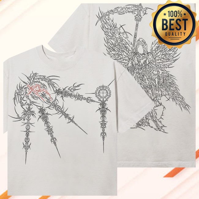 Revenge Store Merch Sigil Tee Cement Black