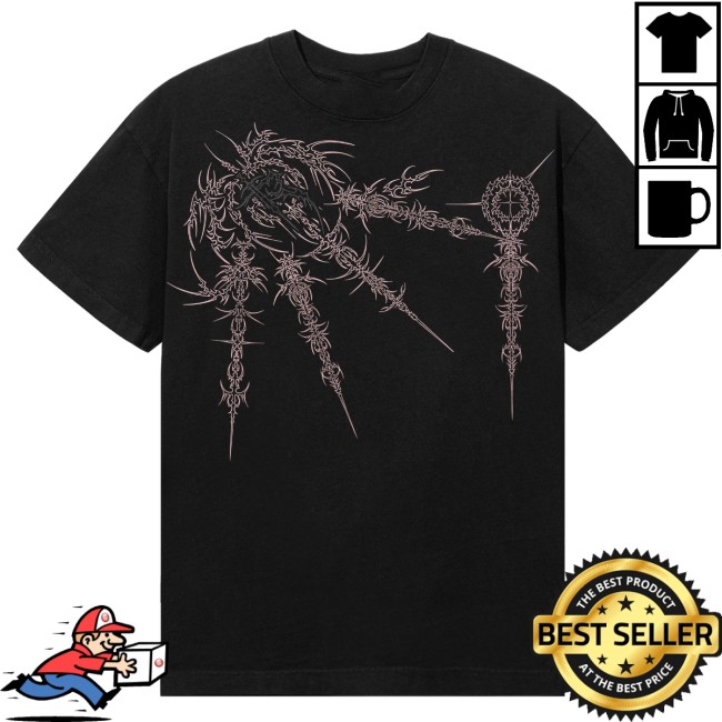 Revenge Store Merch Sigil Tee Black Pink