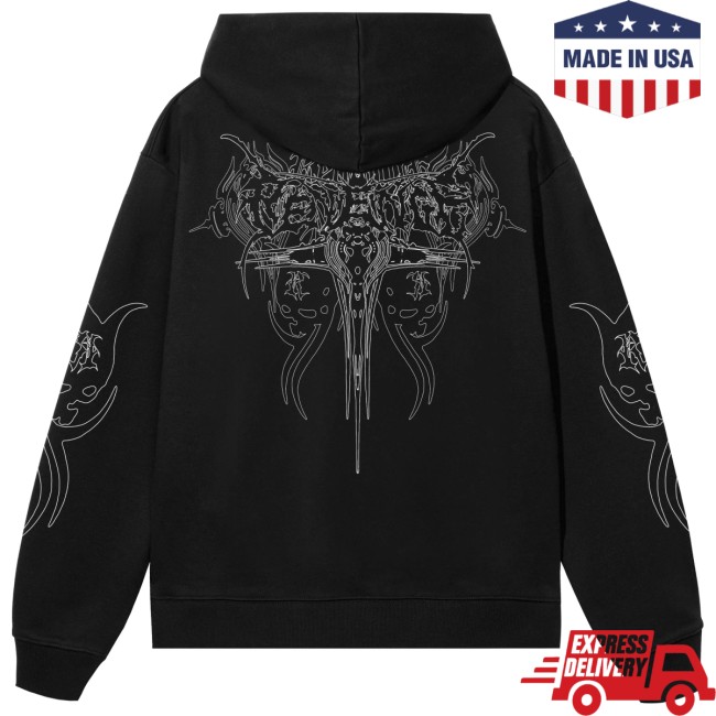 Revenge Store Merch Totem Hoodie Black
