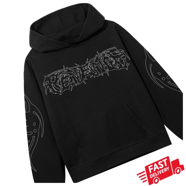 Revenge Store Merch Totem Hoodie Black
