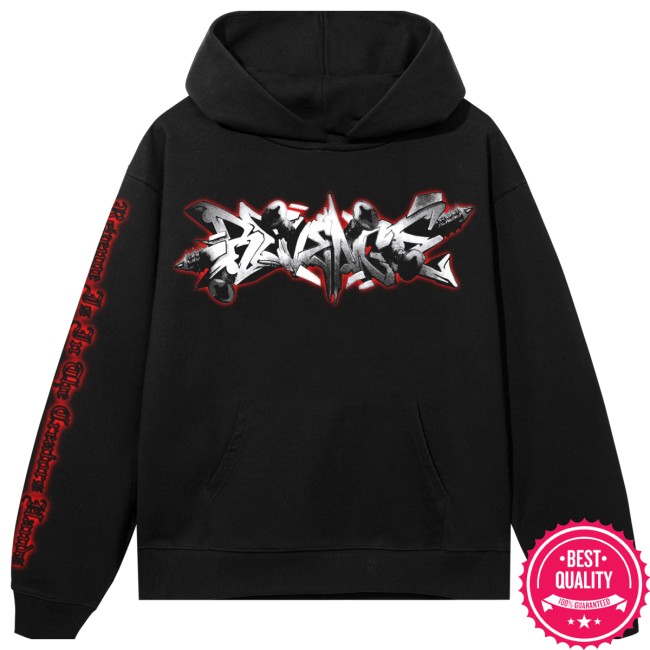 Revenge Store Merch Screwed Hoodie Black