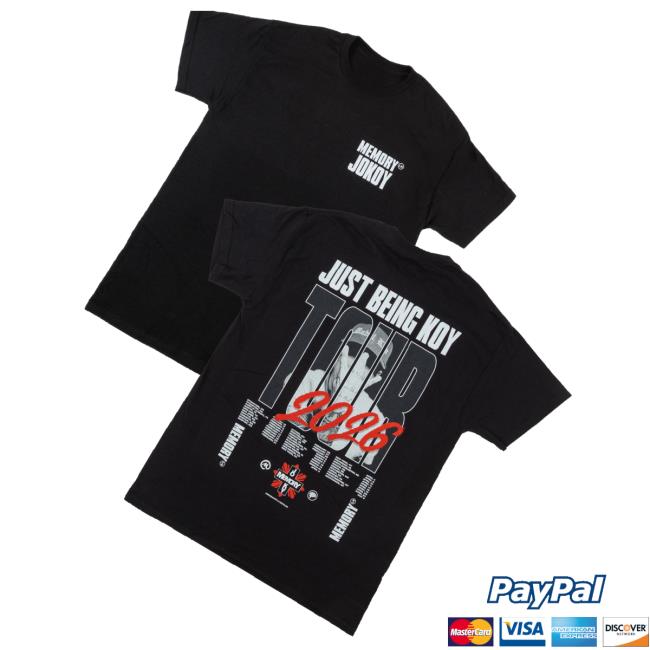 Jo Koy Merch Store Just Being Koy Tour Tee
