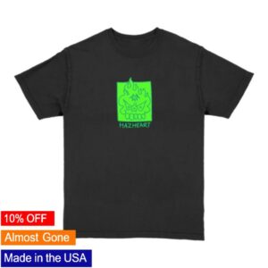 Hazheart Store Merch Doodle Hazzy – Black Shirt