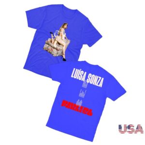 Heart Merch Store Luísa Sonza Camiseta Azul Royal Brutal Paraíso Viii