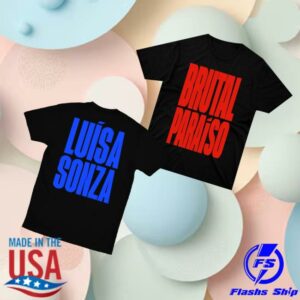 Heart Merch Store Luísa Sonza Camiseta Preta Brutal Paraíso Iii