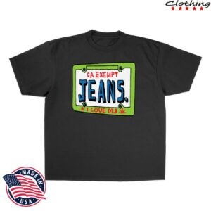 Mom Jeans Store Merch Car Plate Tee