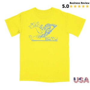 Deadair Store Merch Angel Note Yellow Tee