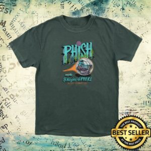 Phish Dry Goods Merch Store Pollock Rolling Unit Sphere ’26 Tee