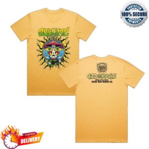 Sublimelbc Merch Store Red Rocks 2026 Gold Tee