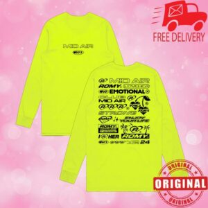 Thexx Merch Store Romy Mid Air Anniversary Long Sleeve Tee