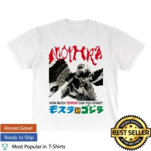 Godzilla Merch Store Mothra Terror White T-Shirt
