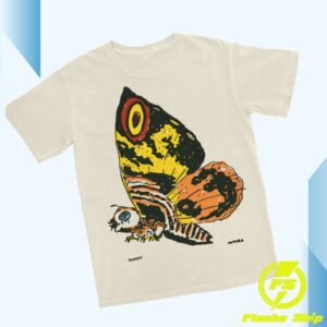 Godzilla Store Merch Mothra Sketch T-Shirt