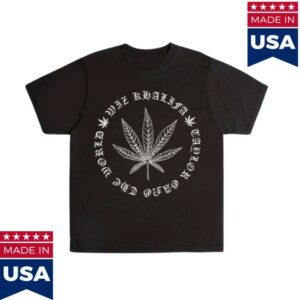 Wiz Khalifa Merch Store Chrome Leaf Tee
