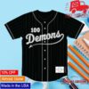 Closed Casket Activities Store Merch 100 Demons - Spiritual Obliteration - Baseball Jersey
