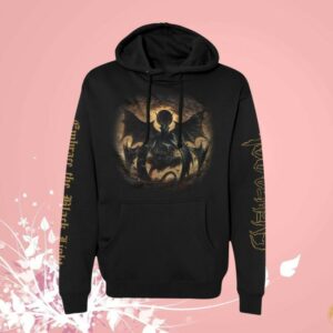 Closed Casket Activities Store Merch 100 Demons – Embrace The Black Light – Black Hoodie