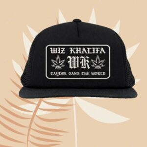 Wiz Khalifa Merch Store Chrome Leaf Patch Hat
