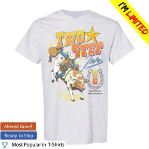 Two Step Inn Merch Store Buckin Bull Lineup Tee