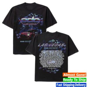 Insomniac Shop Merch Store Edc Speedway Thunder 2026 Lineup Short Sleeve Tee