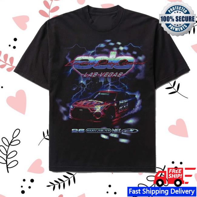 Insomniac Shop Merch Store Edc Speedway Thunder 2026 Lineup Short Sleeve Tee