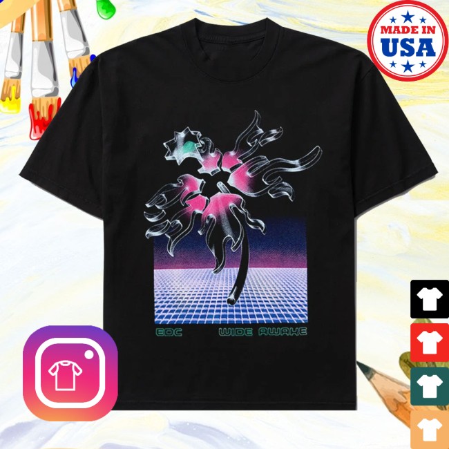 Insomniac Shop Store Merch Edc 2026 Daisy On Grid Short Sleeve Tee