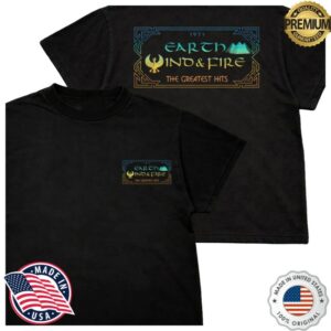 Earth Wind & Firev Store Merch Greatest Hits Black Tee