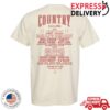 Country Calling Festival Merch Store Crab Horseshoe Lineup Tee Ivory