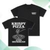 Krispy Pizza Merch Store Even Distribush White Front Black Snapback