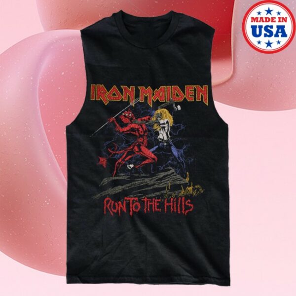 Impericon Store Merch Iron Maiden - Run To The Hills - Sleeveless ...