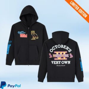 October’s Very Own Merch Store Wwe Wrestlemania Vi Full Zip Hoodie