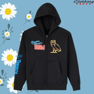Octobers Very Own Merch Store Wwe Wrestlemania Vi Full-Zip Hoodie Black