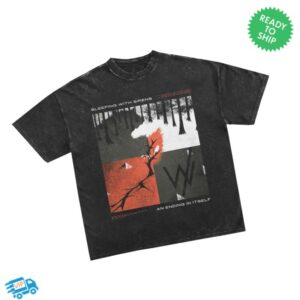 Sirens Merch Store Seasons – Mineral Wash Black T-Shirt