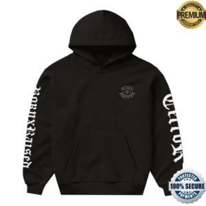 Born X Raised Store Merch Born X Raised + Terror Rocker Hoodie Black