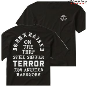 Born X Raised Store Merch Born X Raised + Terror Memorial Tee Black
